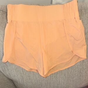 Mono B Light Orange Women's Athletic Shorts